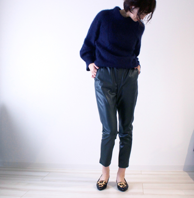 Styling/のフェイクレザーパンツ