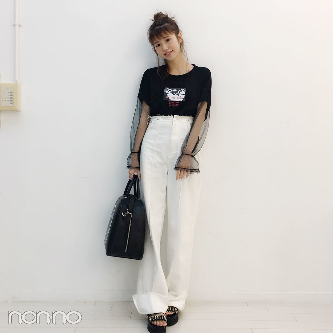 鈴木優華のプチ旅コーデはサマンサベガのバッグが相棒♡【モデルの私服スナップ】_1_1