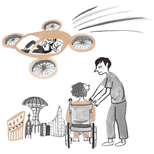 空飛ぶ車やAIロボットの実用化