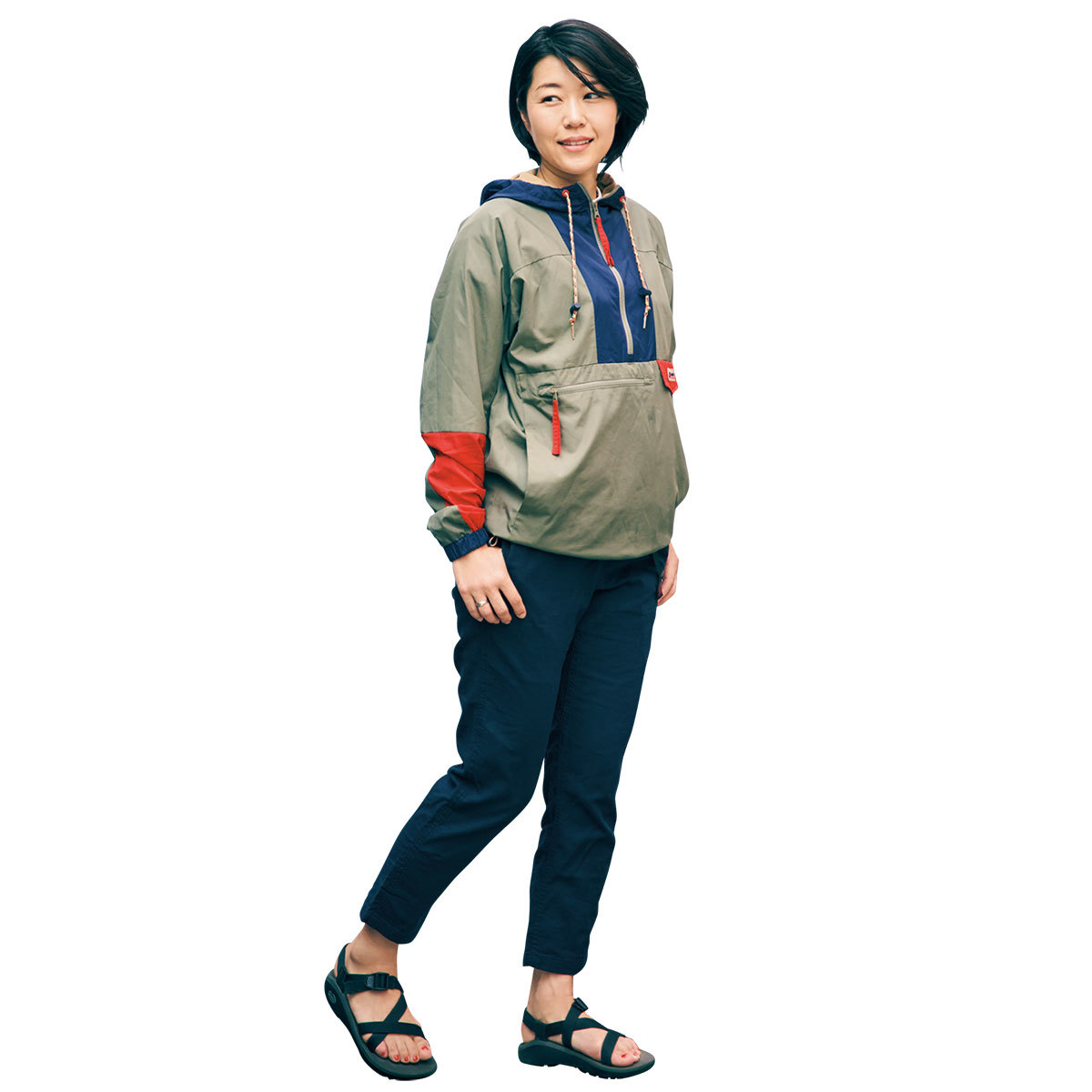 美女組キャンプコーデ