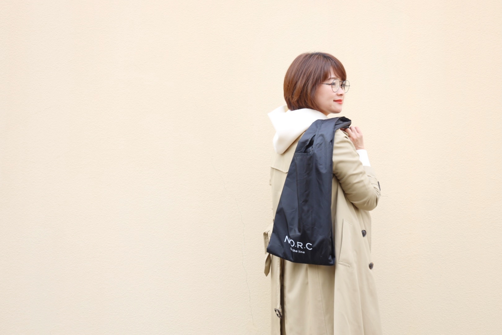 毎日のお買い物に重宝な「N.O.R.C×エクラ」黒ショッパーBAG ♪_1_2