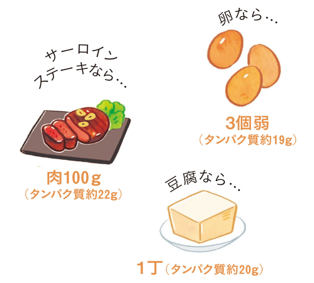 糖質を減らすぶん、たっぷりとるべきなのが脂質とタンパク質