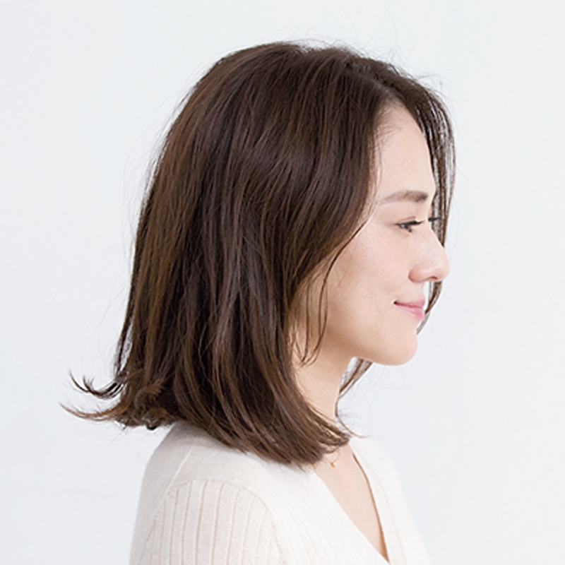 横から見た人気ランキング5位のヘアスタイル