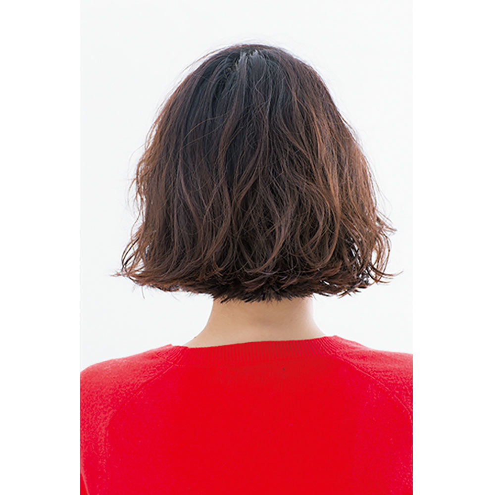 後ろから見た 人気ヘアスタイル3位の髪型