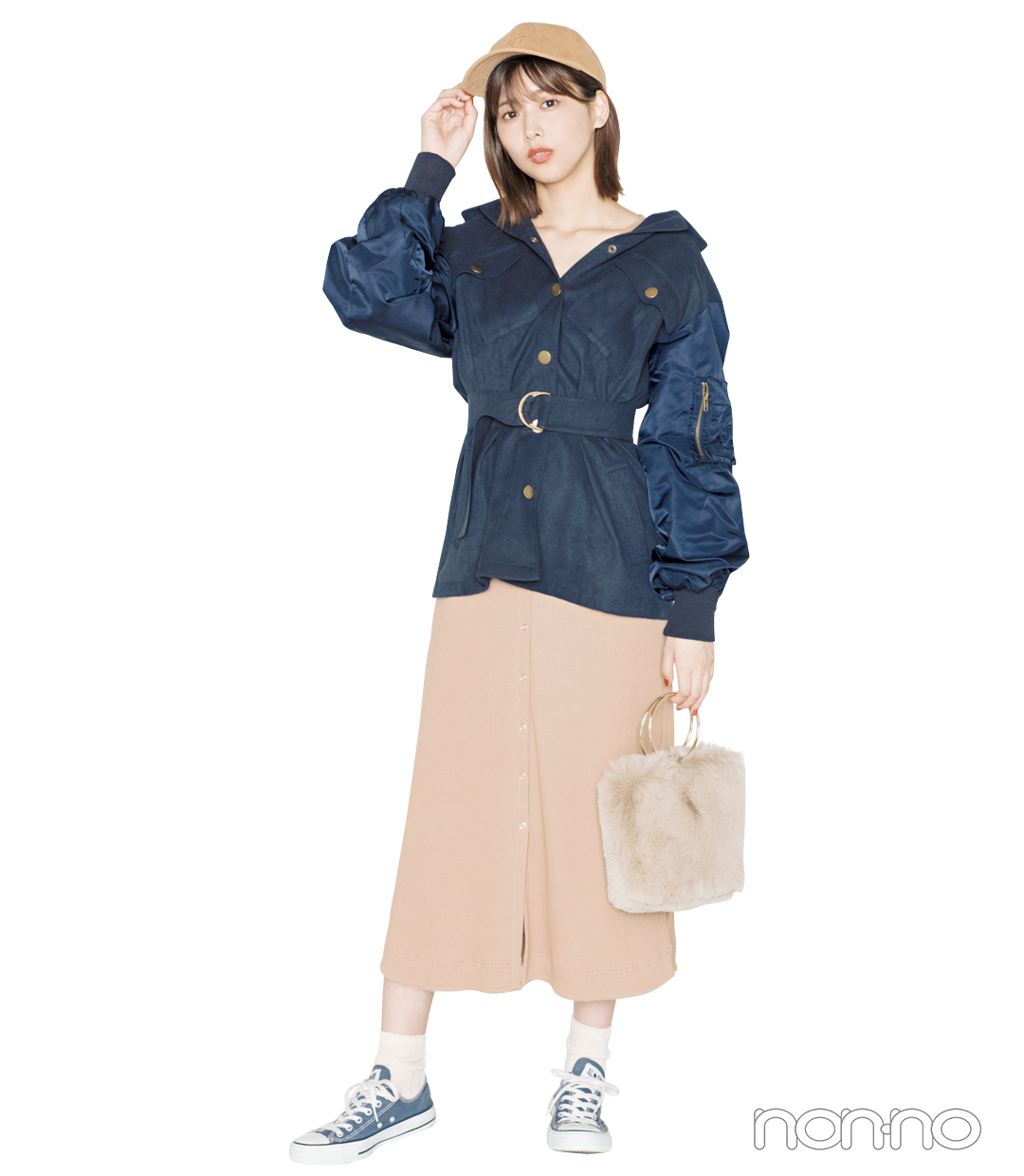 アウターのベルトマークで脚長見せ♡【秋冬トレンド服の正解コーデ教えます】_1_6