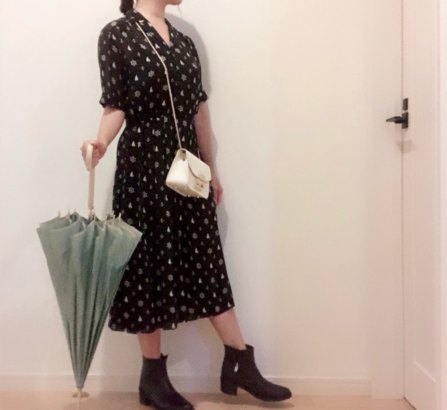 最近お気に入りのヴィンテージワンピ_1_5