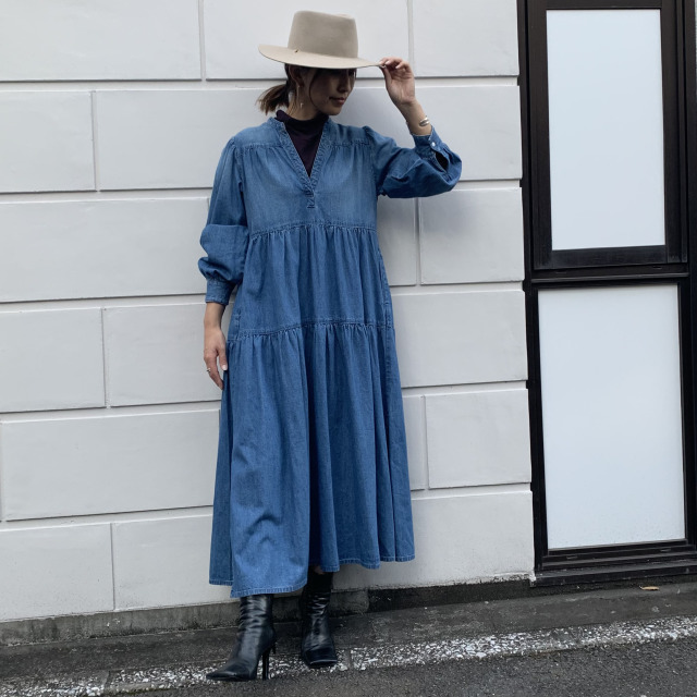 こんなデニムワンピ探してました ファッション誌marisol マリソル Online 40代をもっとキレイに 女っぷり上々