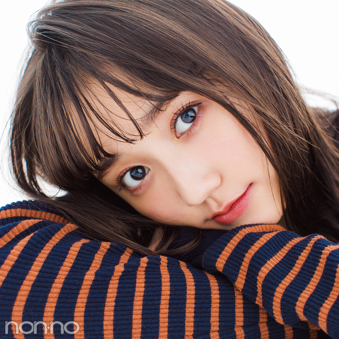 今っぽいのはまあるいデカ目 基本のアイメイクをレクチャー Non No Web ファッション 美容 モデル情報を毎日お届け