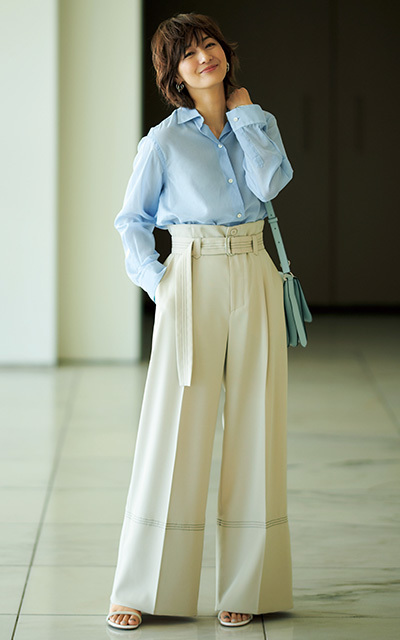 富岡佳子が着こなす【リッチベージュ】3系統のニュアンスカラーと"親戚カラー”絶妙コーデを徹底攻略_1_8
