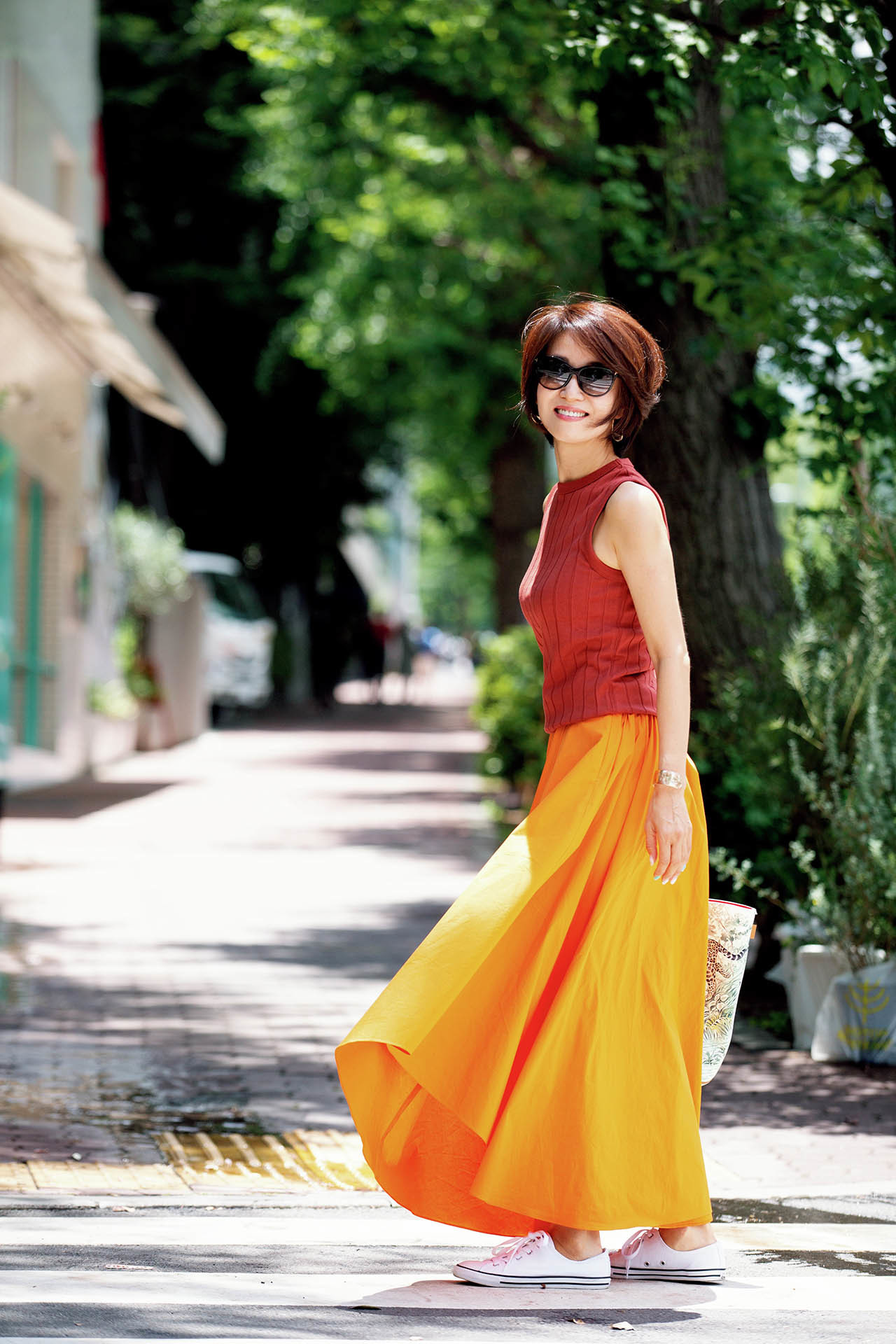 等身大のおしゃれヒントが満載 夏のjマダムスナップ 関東編 五選 Web Eclat 50代 女性のためのファッション ビューティ ライフスタイル最新情報