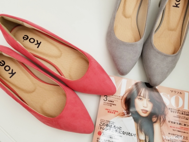 koeの春色フェイクスエードパンプス2990円!!もちろん2色買い♡♡_1_1