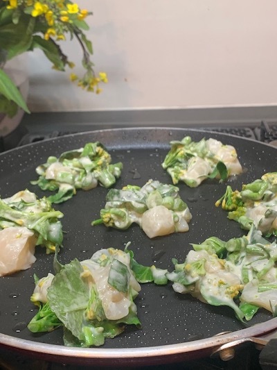 菜の花 山菜 ジョン 韓国料理