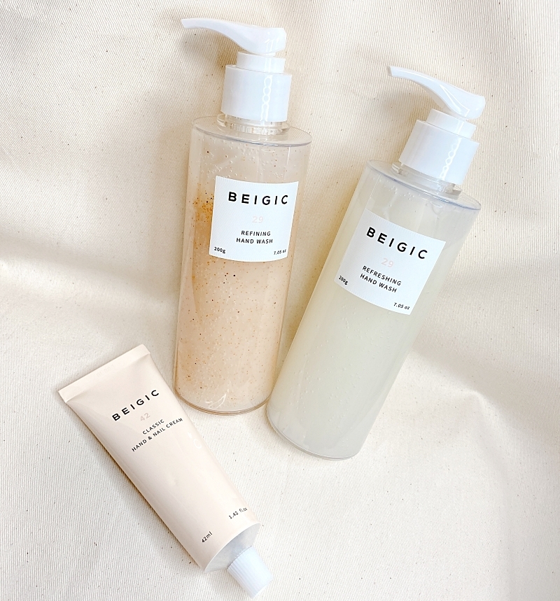 この春にはBEIGICからハンドケアが3品登場
