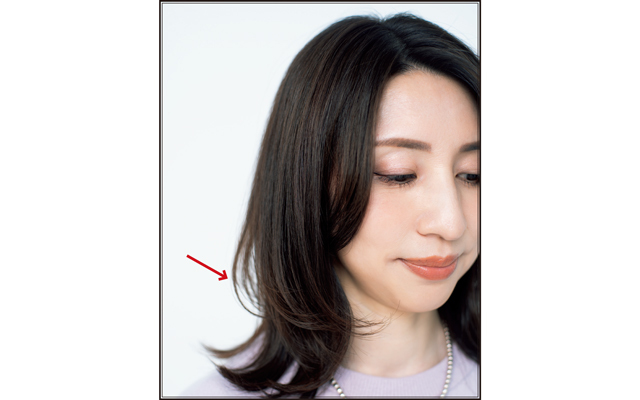 ヘアスタイルのポイント