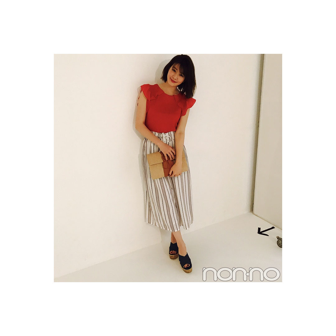 岡本杏理はデニムサンダルで大人めスタイルUP!【毎日コーデ】_1_1