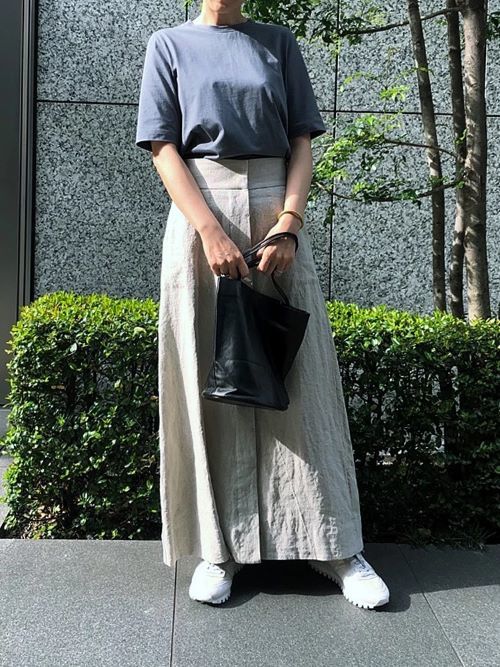 徳原文子×Chaos リネンスカート ¥29,700