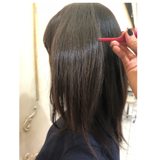 ヘアカラーを秋色にチェンジ_1_1
