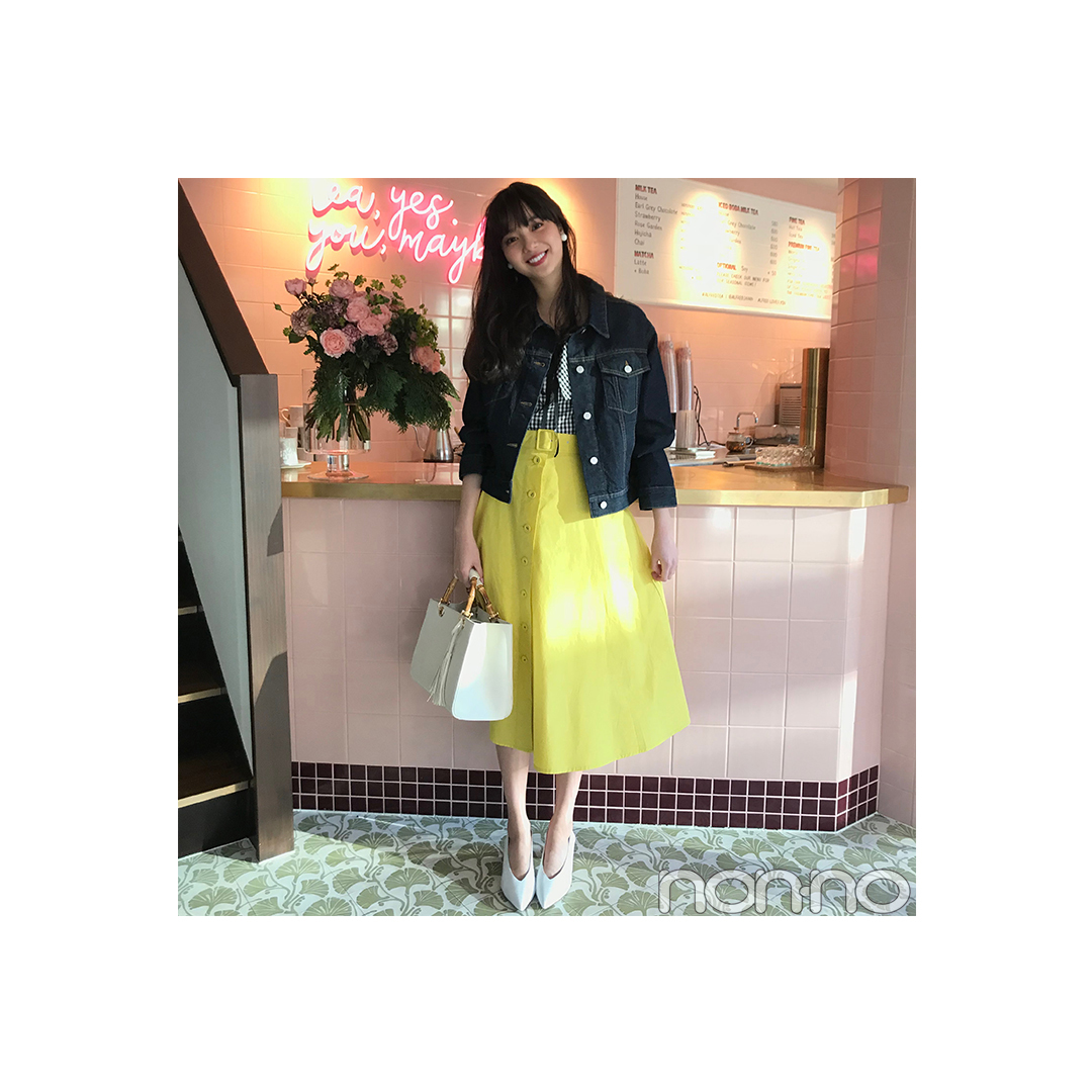 新川優愛の春イエローがまぶしい好感度コーデ【毎日コーデ】_1_1