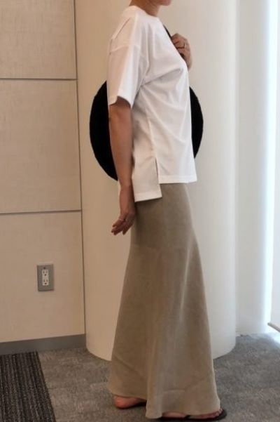 SACRA リネンスカート ¥29,700