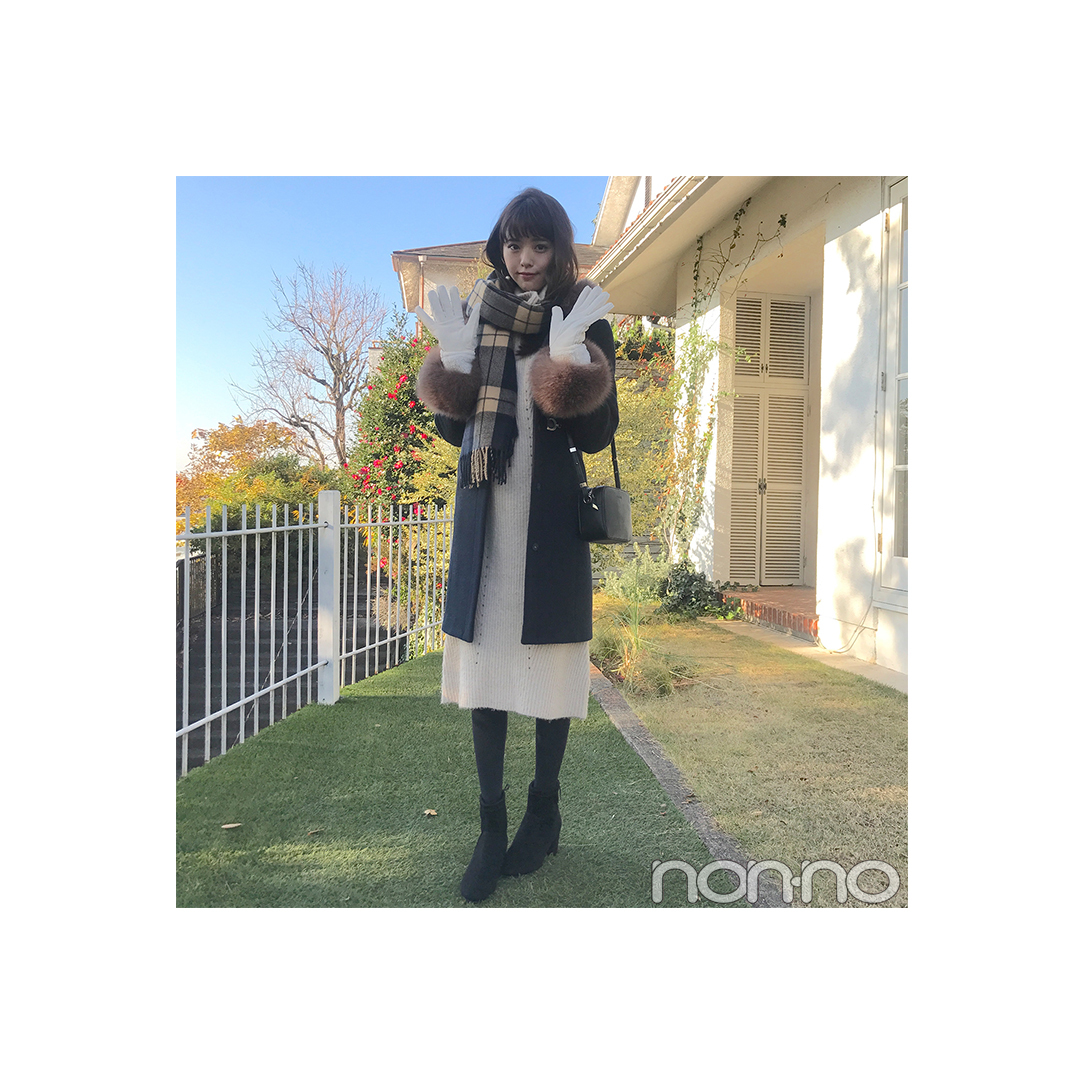 鈴木優華の清楚可愛い真冬のモテコーデ【毎日コーデ】_1_1