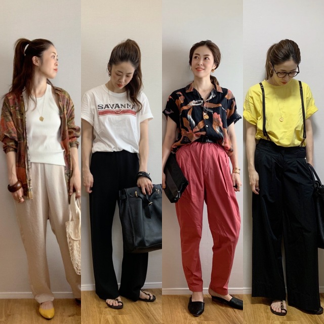 私の好きなファッションって my春夏ファッションを振り返る ファッション誌marisol マリソル Online 40代をもっとキレイに 女っぷり上々