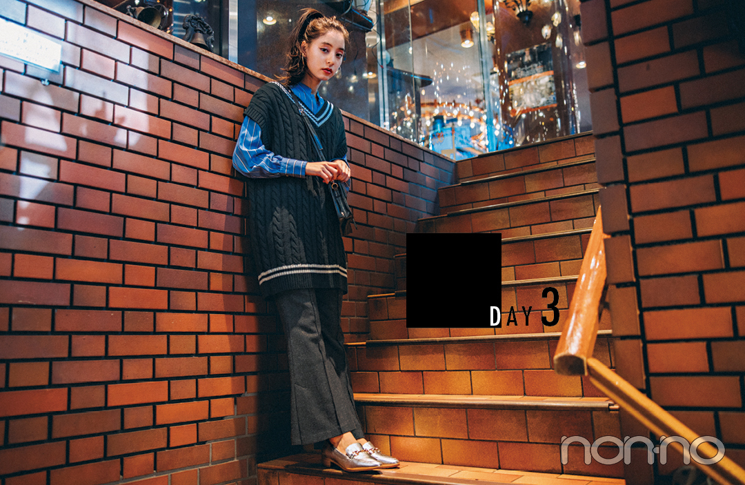 黒派必見! 新木優子が真冬の黒コーデ5days見せます★【今日のコーデはブラウン以外】_1_4