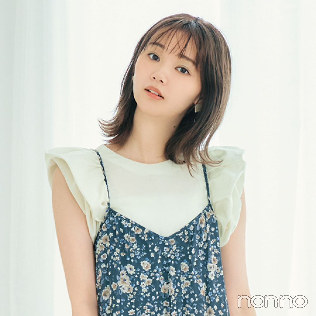 顔映えする白ノースリで夏の爽やか女子 毎日コーデ Non No Web ファッション 美容 モデル情報を毎日お届け