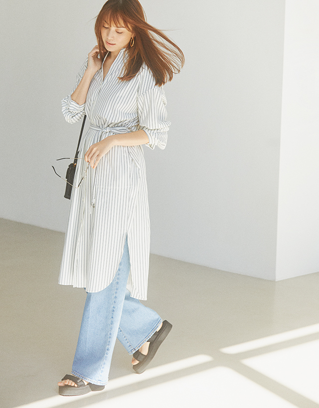 ITEM2 ストレスフリードレスシャツ