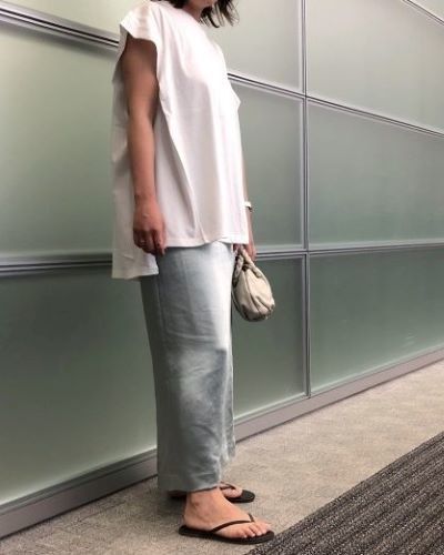 E by eclat 艶とろIラインスカート ¥18,700
