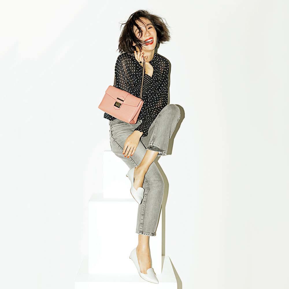 楽だからじゃない アラフォーファッションの主役になる フラット靴 40代ファッション ファッション誌marisol マリソル Online 40代をもっとキレイに 女っぷり上々