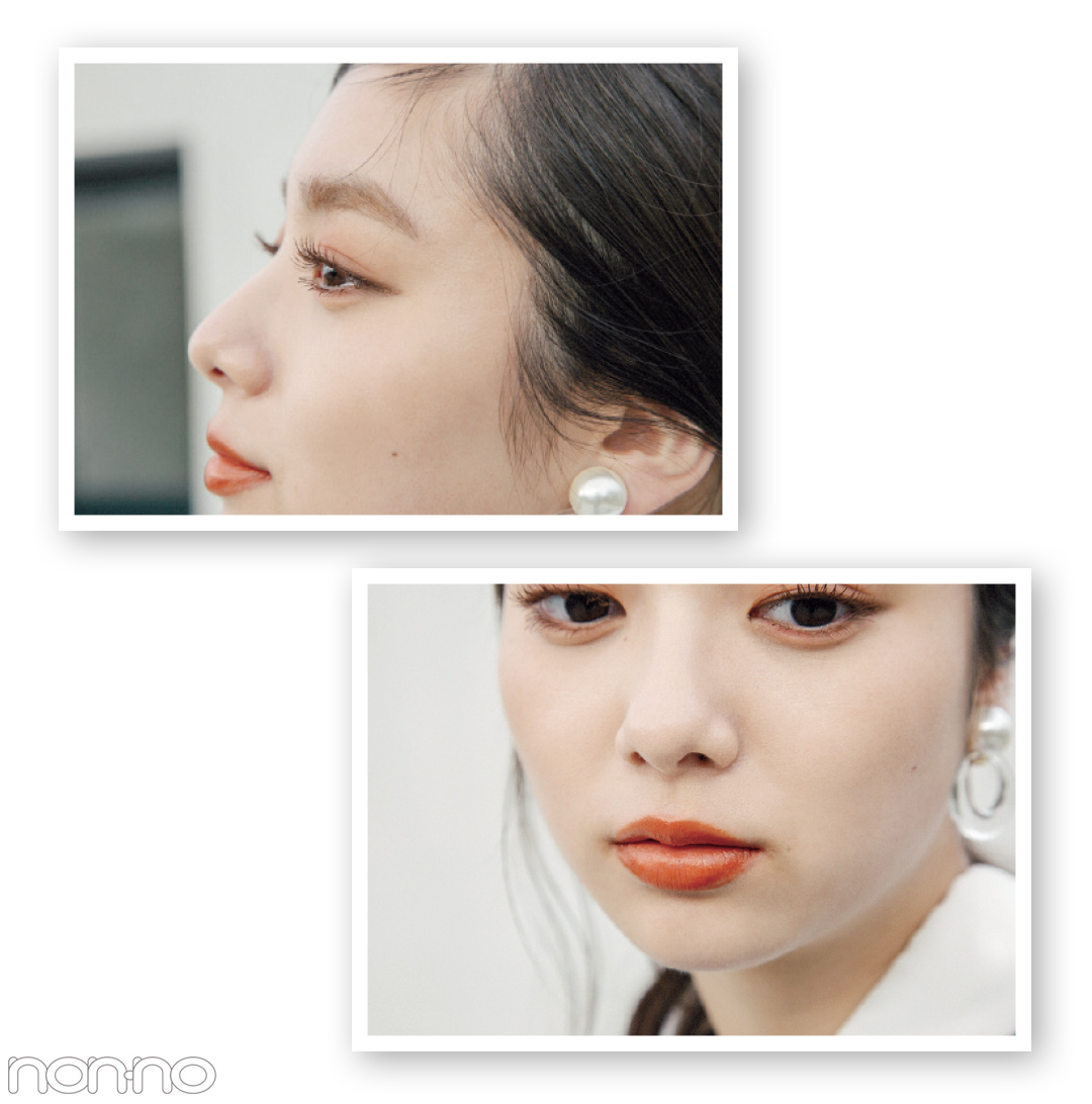 韓国メイクトレンド 新川優愛のオレンジメイク編 韓国メイクの最新19 Non No Web ファッション 美容 モデル情報を毎日お届け