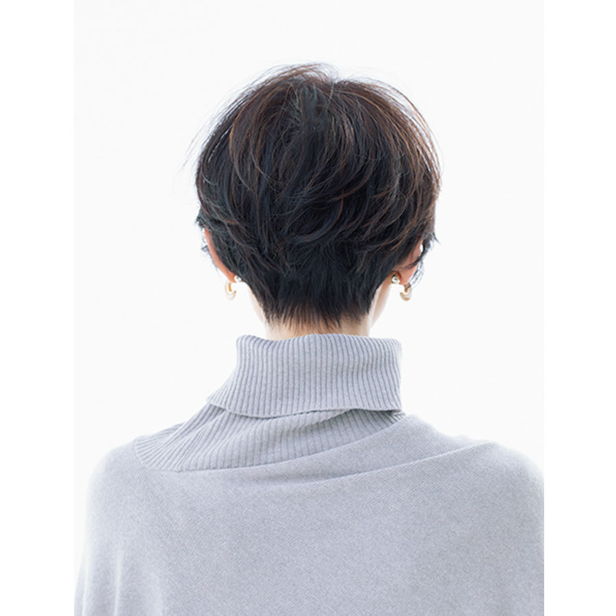 後ろから見た 40代人気ヘアスタイル7位