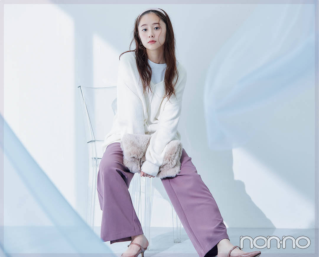 堀田真由はまろやかベリー使いで大人の可愛げ冬コーデ【冬の透明感ガール②】_1_2