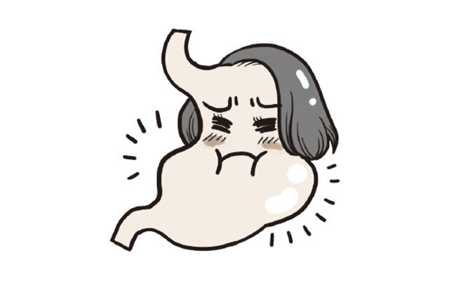 おなかが張る