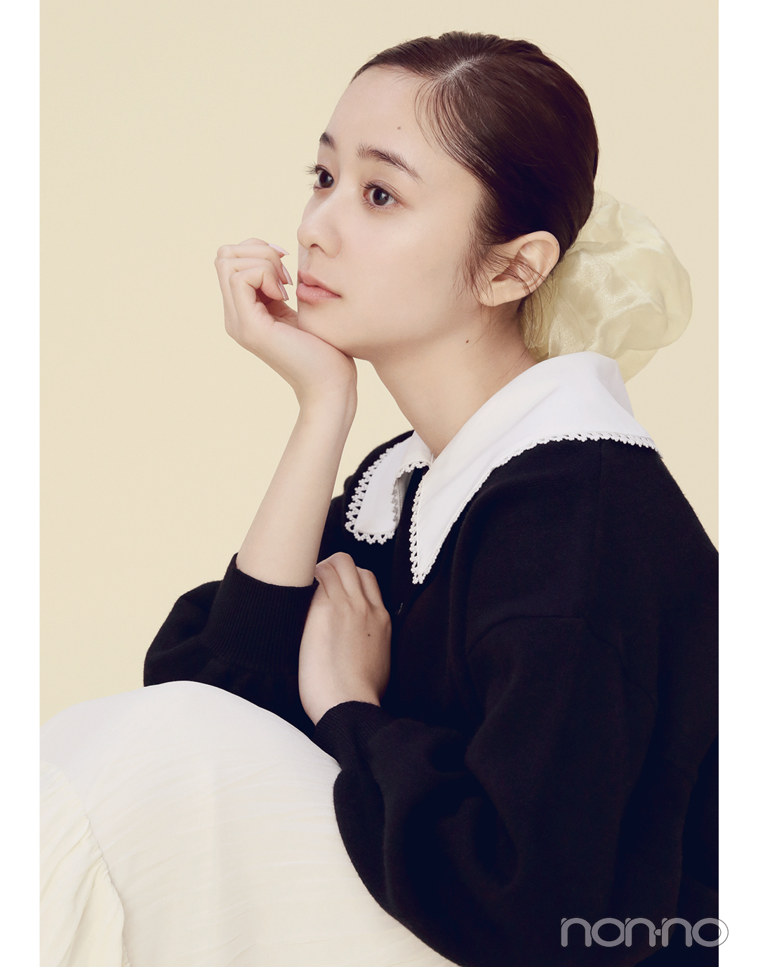 堀田真由の透けシュシュヘアアレ