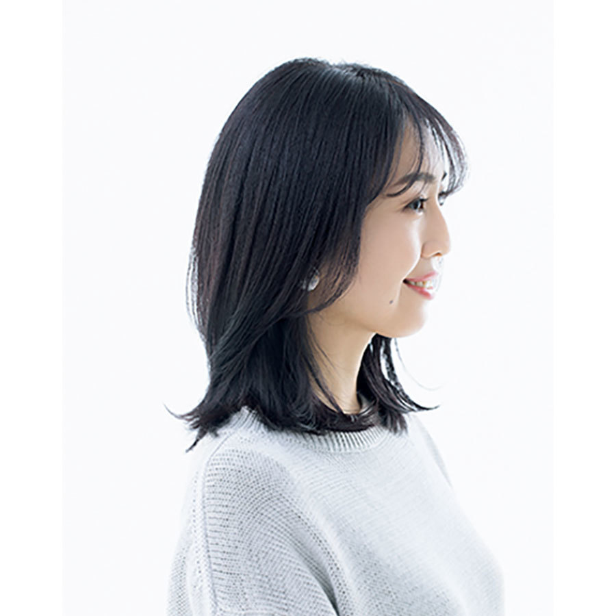 サイドから見た 人気ヘアスタイル8位の髪型