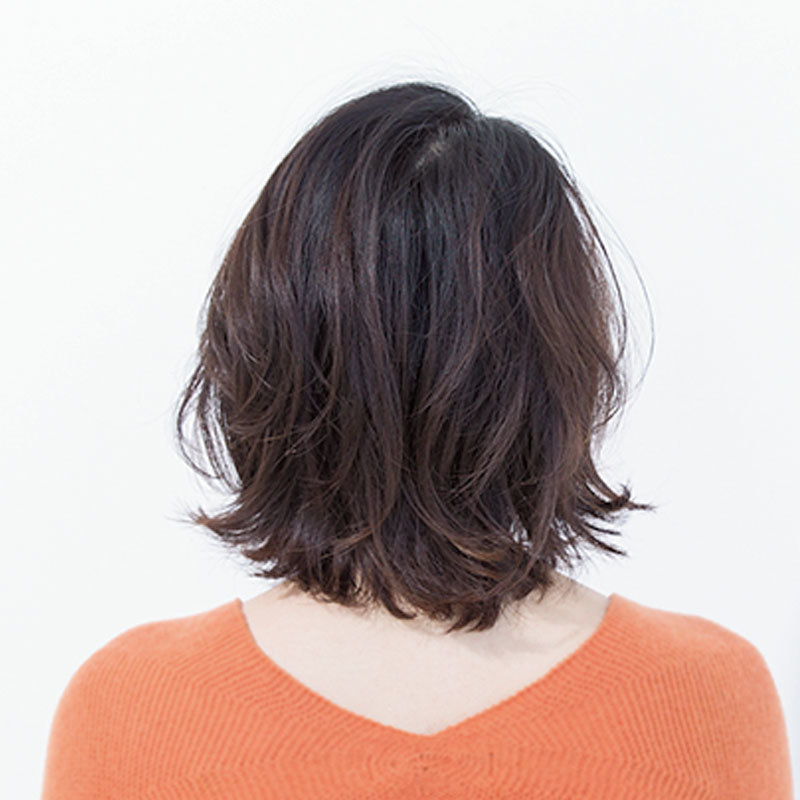 後ろから見た人気ヘアスタイル10位の髪型