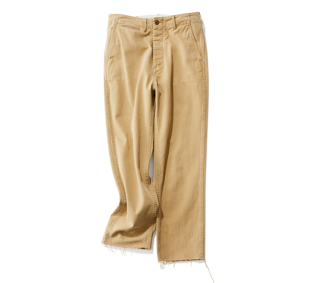 40代ファッション2019年夏のお買い物_HYKEのベージュパンツ
