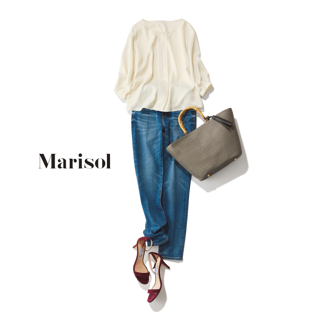 ハッピーなきれい色コーデから大人のピンクシャツコーデまで アラフォーの１週間コーデ ファッション誌marisol マリソル Online 40代をもっとキレイに 女っぷり上々