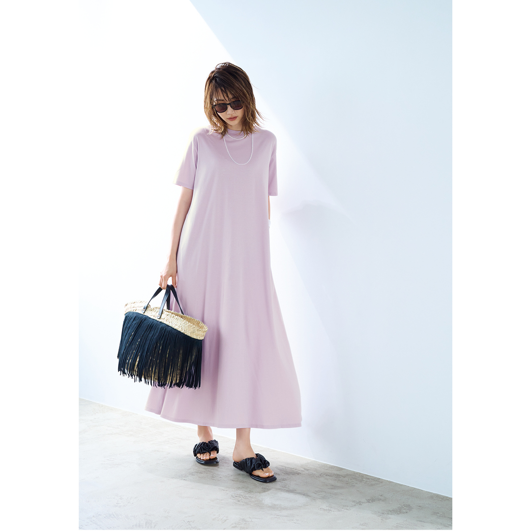 大人こそ パステルカラー ワンピース 40代 秋ファッション ファッション誌marisol マリソル 40代をもっとキレイに 女っぷり上々