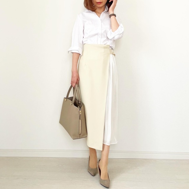 40代にちょうどいい“甘さ”が手に入るスカートの着こなし方は?美女組の最旬スカートコーデまとめ|美女組Pick-up!_1_3