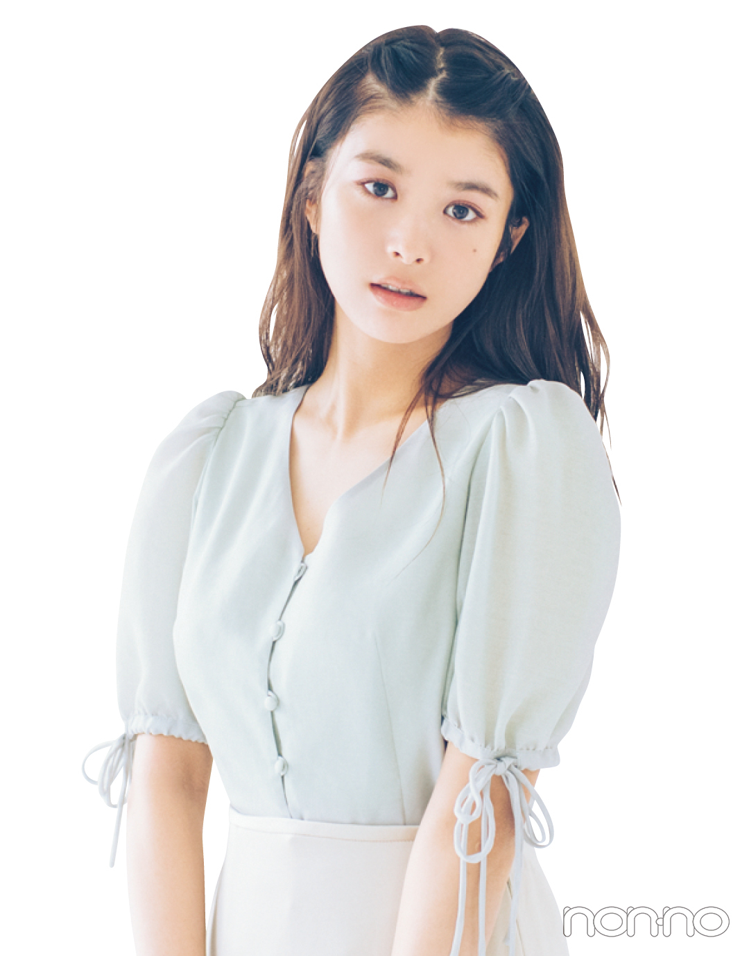 肌の透明感が引き立つ★ ブルー&グリーンの透けトップスをチェック!【正義の春服】_1_6