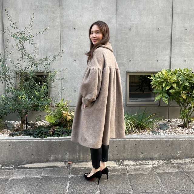 EFFE BEAMS モッサー カシミヤウール コート