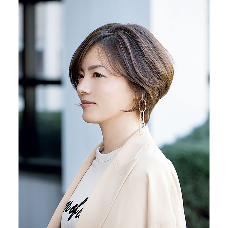 横から見た 40代人気ヘアスタイル4位