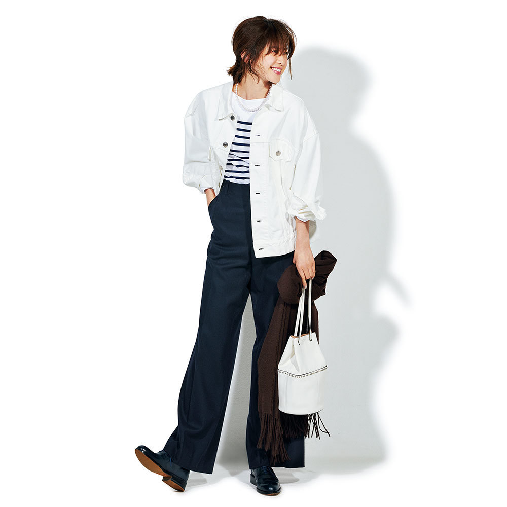 春の気配を取り入れる！明るさと清潔感を兼ね備えた冬の白コーデ20選 