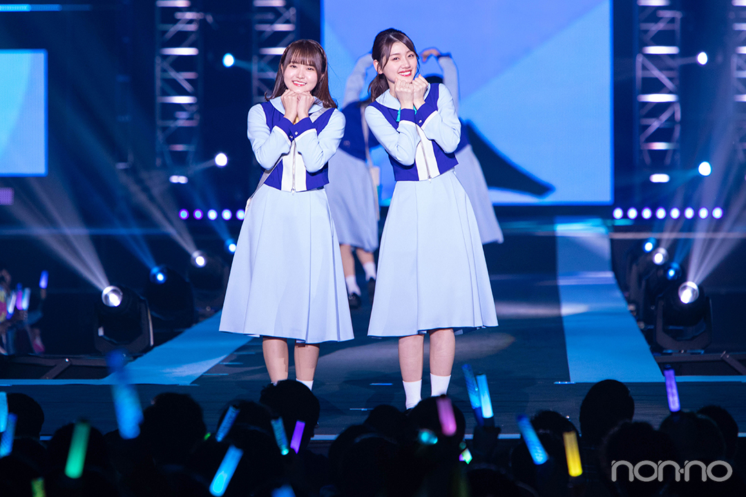 佐々木美玲(日向坂46)「日向坂46×DASADA LIVE&FASHION SHOW」ステージ