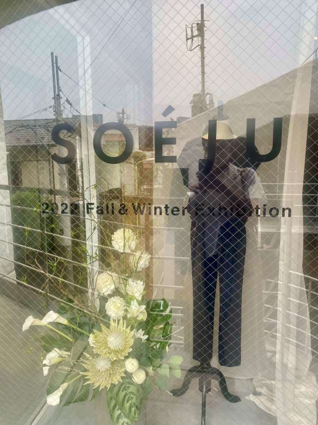 SOÉJU 2022 FW collection秋冬の展示会に到着~!