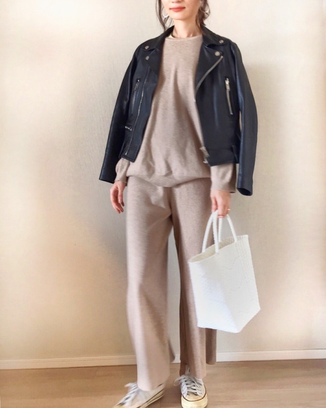 注目カラー!ベージュのセットアップは○○をプラスすればカッコいい!_1_2
