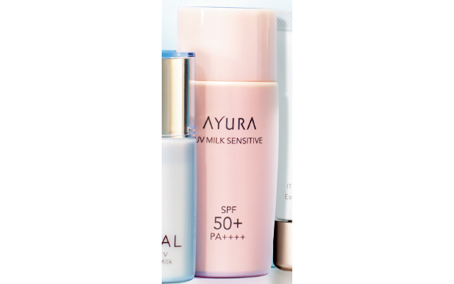 アユーラのUVミルク センシティブ SPF50+・PA++++