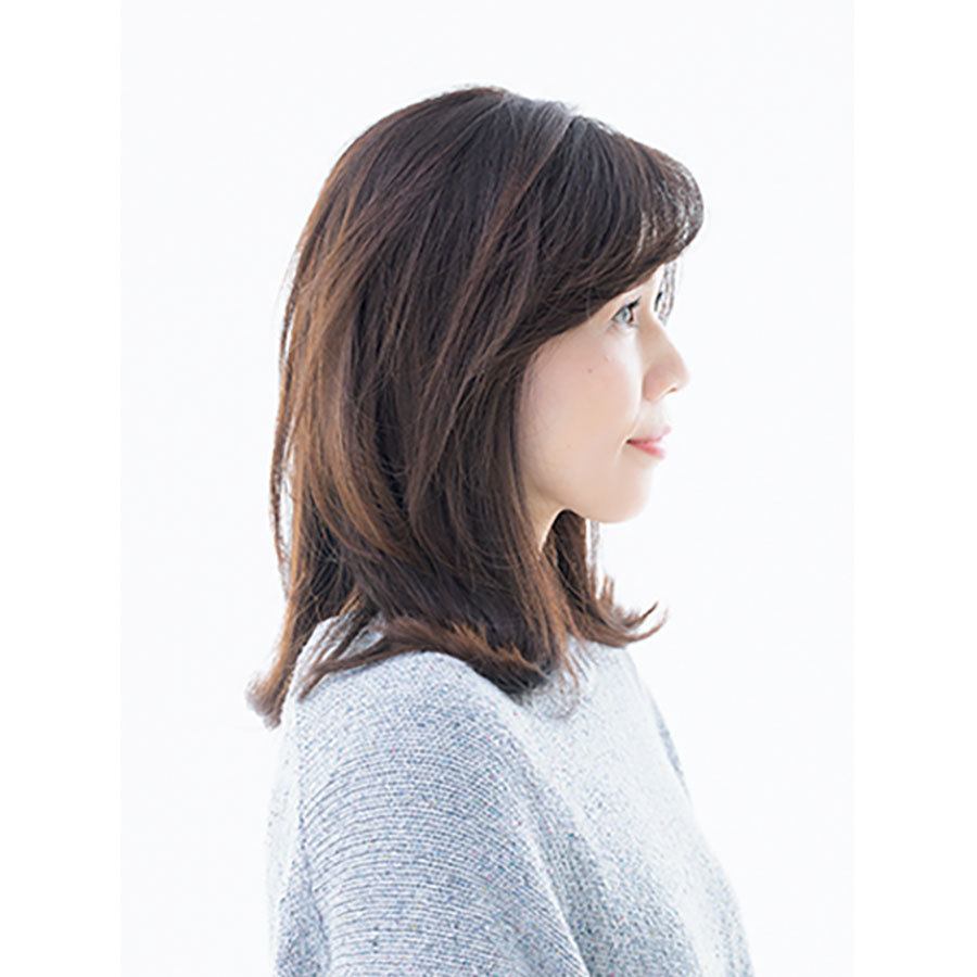 横から見た 人気ヘアスタイル5位の髪型